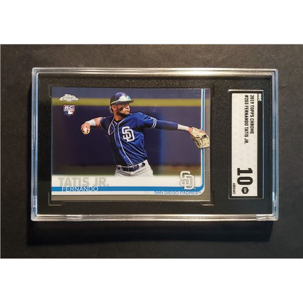 2019 Topps Chrome Fernando Tatis Jr RC (SGC 10)