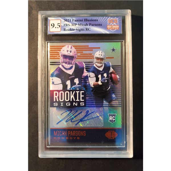 2021 Panini Micah Parsons Illusions Autograph Rookie