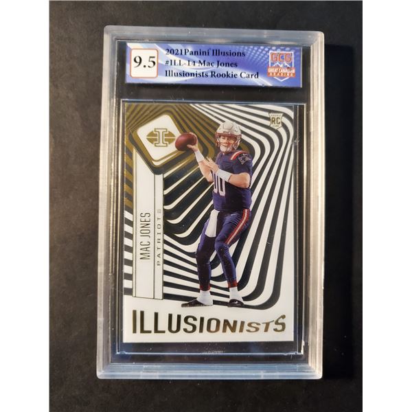 2021 Mac Jones Illusionists Rookie GCG 9.5