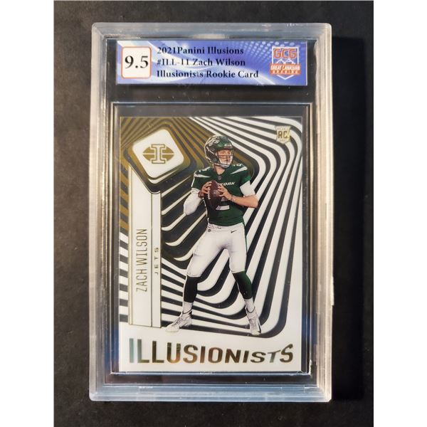 2021 Panini Zach Wilson Illusionists Rookie GCG 9.5