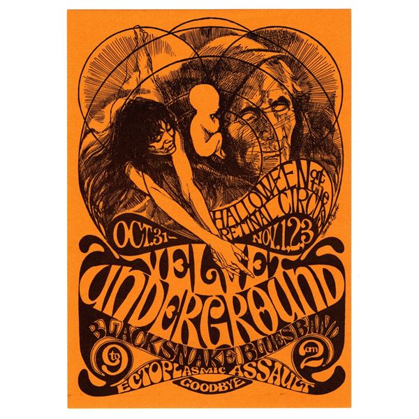 Velvet Underground - Original 1968 Handbill