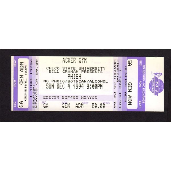 Phish - Unused Ticket - 1994