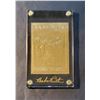 Image 1 : 1994 Golden Legends - 22kt gold Babe Ruth card