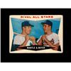 Image 1 : 1960 Topps #160 Mantle & Boyer, Rival All Stars