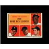 Image 1 : 1961 Topps #44 AL HR Ldrs - Mantle, Maris!