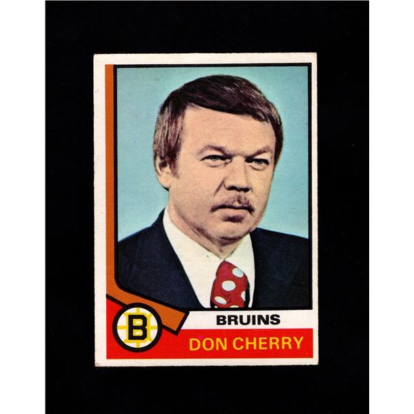 1974-75 O-Pee-Chee #161 Don Cherry RC