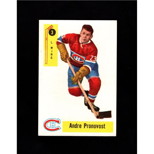 1958-59 Parkhurst #3 Andre Pronovost