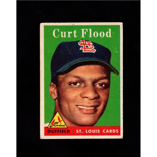 1958 Topps #464 Curt Flood RC