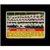 Image 1 : 1956 Topps #251 NY Yankees Team Card