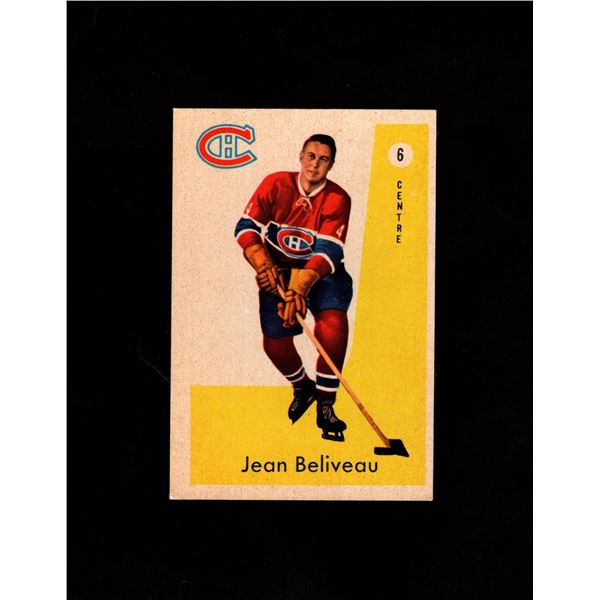 1959-60 Parkhurst #6 Jean Beliveau