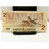 Image 2 : 1986 $2 BANK OF CANADA BANK NOTE