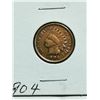 Image 1 : 1904 INDIAN HEAD US PENNY