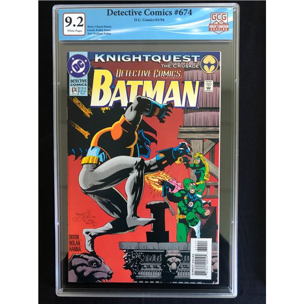 DETECTIVE COMICS NO.674 GCG 9.2 (DC COMICS, 03/94)