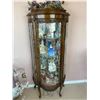 Image 3 : Antique Victorian Curio Cabinet - (Contents NOT Included in This Lot)