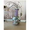 Image 1 : Large Decorative Chinese Vase with Decorative Cherry Blossom Branches