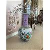 Image 2 : Large Decorative Chinese Vase with Decorative Cherry Blossom Branches
