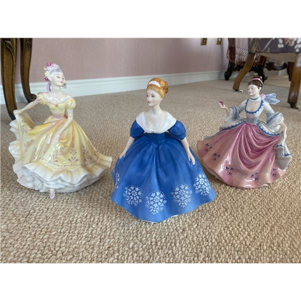 Three Royal Doulton Figurine's
