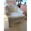 Image 2 : Two White Vintage Curved Back Siting Chairs