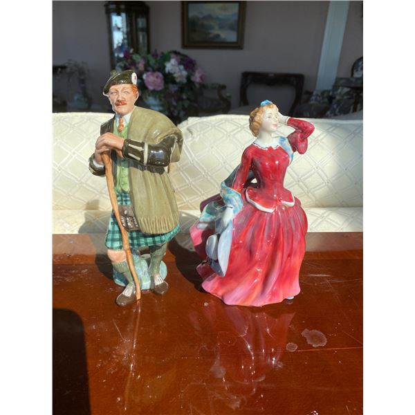 Two Royal Doulton Figurine's