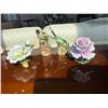 Image 1 : Two Bone China Bird Figurine's & Two Flower Figurine's