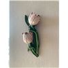 Image 6 : Ceramic Wall Sconce/Flower Pot & Cermic Tulip Wall Hanging Sculpture