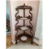 Image 1 : Antique Four Tiered Corner Shelf