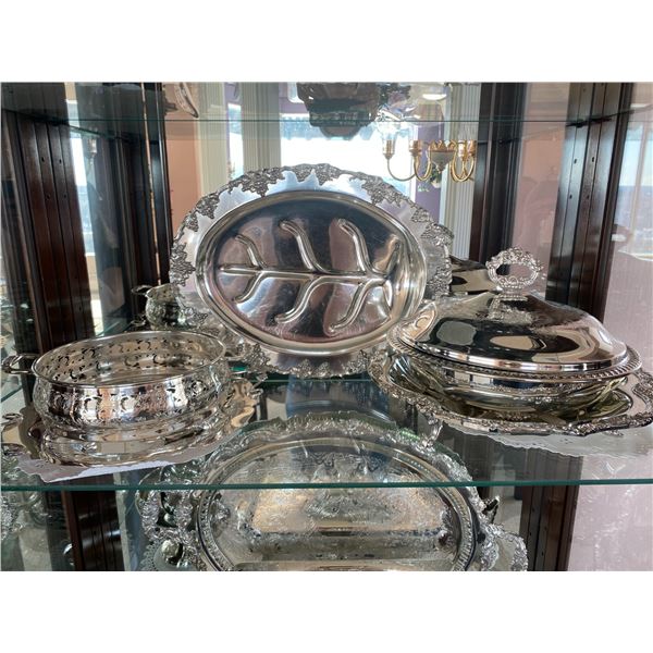 Silver Plated Trays and Accessories