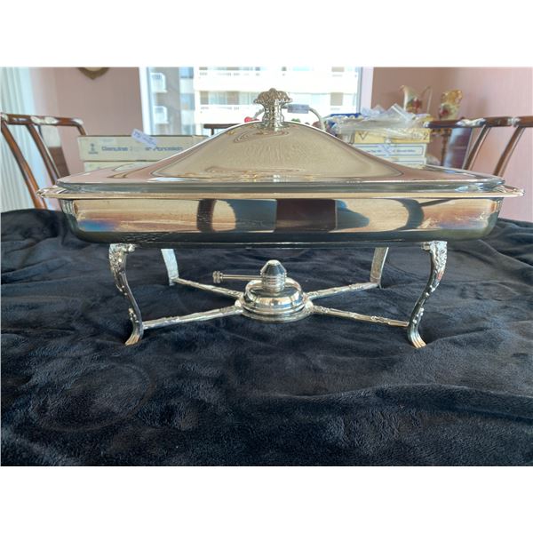 Silver Plated Serbing Tray & Two Silver Plated Bowls