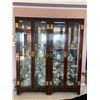 Image 2 : Two China Cabinet's with Glass Shelves & Brass Hardware - See Item Details For Size Change!