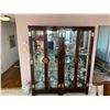 Image 5 : Two China Cabinet's with Glass Shelves & Brass Hardware - See Item Details For Size Change!
