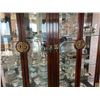 Image 6 : Two China Cabinet's with Glass Shelves & Brass Hardware - See Item Details For Size Change!