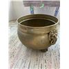 Image 2 : Two Large Brass Plant Pots