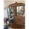 Image 3 : Antique Sideboard with Cabinet and Mirror Backing