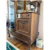 Image 5 : Antique Sideboard with Cabinet and Mirror Backing