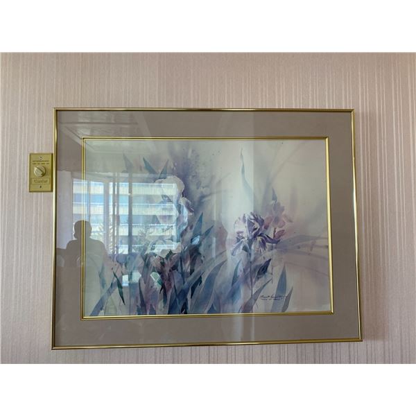 "A Touch of Purple" Watercolor Print