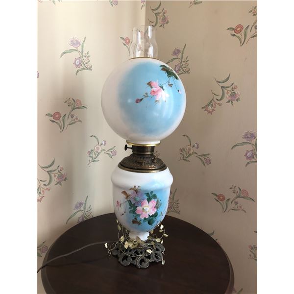 2 Tiered Antique Lamp