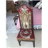 Image 2 : Antique Victorian Highbacked "Prayer Chair"