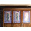 Image 3 : Vintage Wardrobe with Stained Glass Window Panes