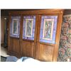 Image 5 : Vintage Wardrobe with Stained Glass Window Panes