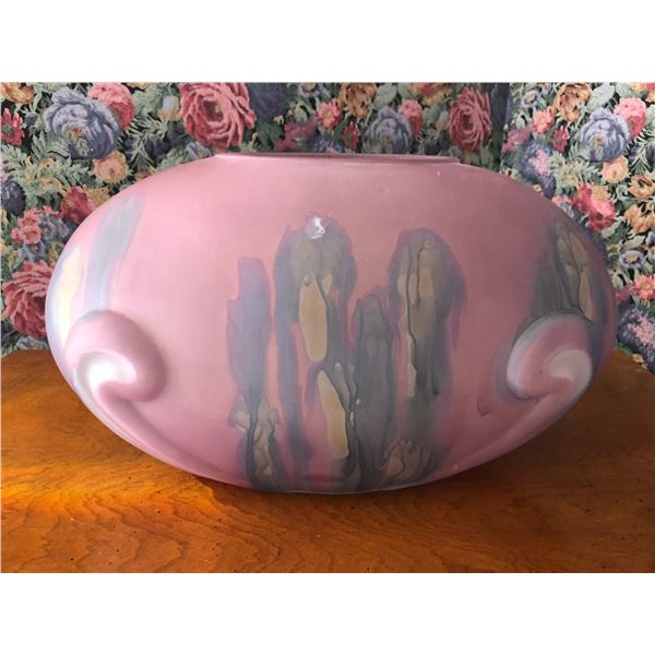 Hand Painted Glass Vase