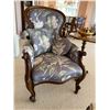 Image 2 : Victorian Floral Armed Sitting Chair