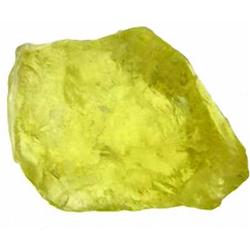 55ct Rare Eye Clean Facet Rough Citrine Crystal   (GEM-0369)