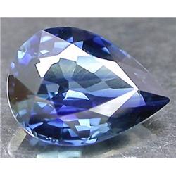 1.81ct Twinkling Genuine AA Rich Blue Sapphire Pear Shape RETAIL $7500 (GEM-0234)