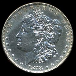 1878 7TF Morgan Dollar AU (COI-3039)