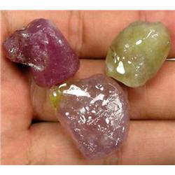 168ct. Fancy Peach Pink Lemon Ruby Sapphire Rough (GEM-2168)