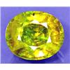 Image 1 : 6.39ct Cushion Intense Green Titanite Sphene Red Spark RETAIL $4350 (JEW-907)