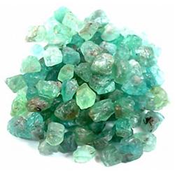 371ct. 100 Piece Rough Blue Green Apatite (GEM-0811)
