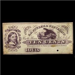 1862 10c Espy PA Warrant Choice Unc (COI-1871)