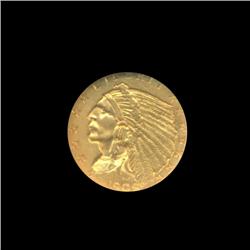 1909 Indian $2.5 Dollar Gold Coin   (COI-427)