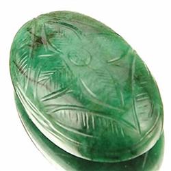 160ct. AAA Top Green Huge Natural S. American Emerald RETAIL $12000 (GEM-2047)